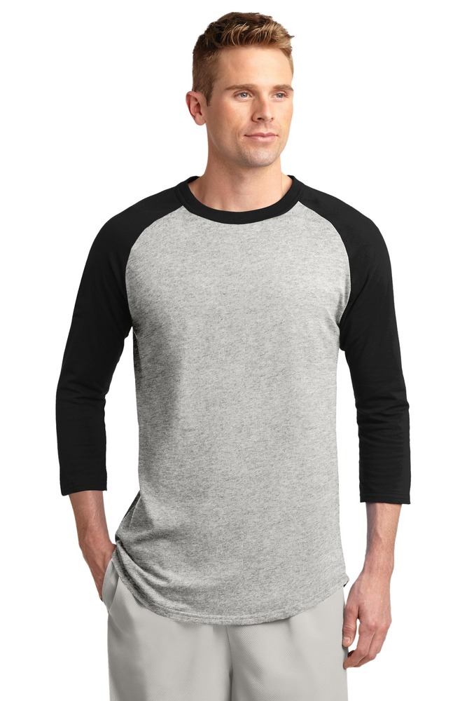 Sport-Tek T200 Colorblock Raglan Jersey Front Fullsize"
