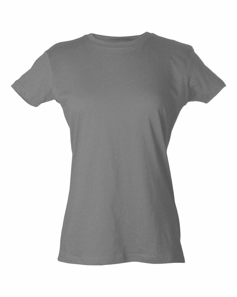 tultex 0213tc ladies' fine jersey tee Front Fullsize