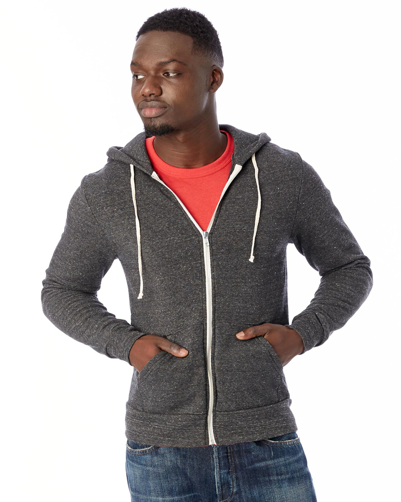 Alternative AA9590 Rocky Eco ™ -Fleece Zip Hoodie Front Fullsize"