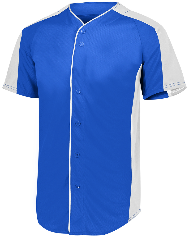 Augusta Sportswear 1655 Full-Button Baseball Jersey Front Fullsize"