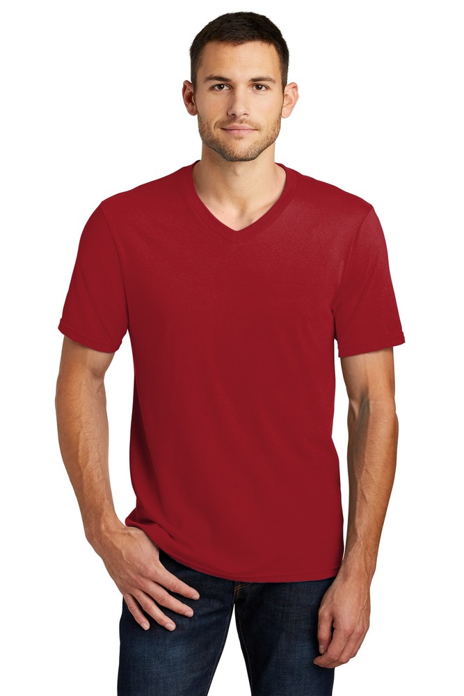District DT6500 Very Important Tee ® V-Neck Front Fullsize"
