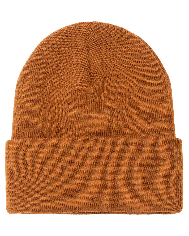Yupoong 1501 Adult Cuffed Knit Beanie Front Fullsize"