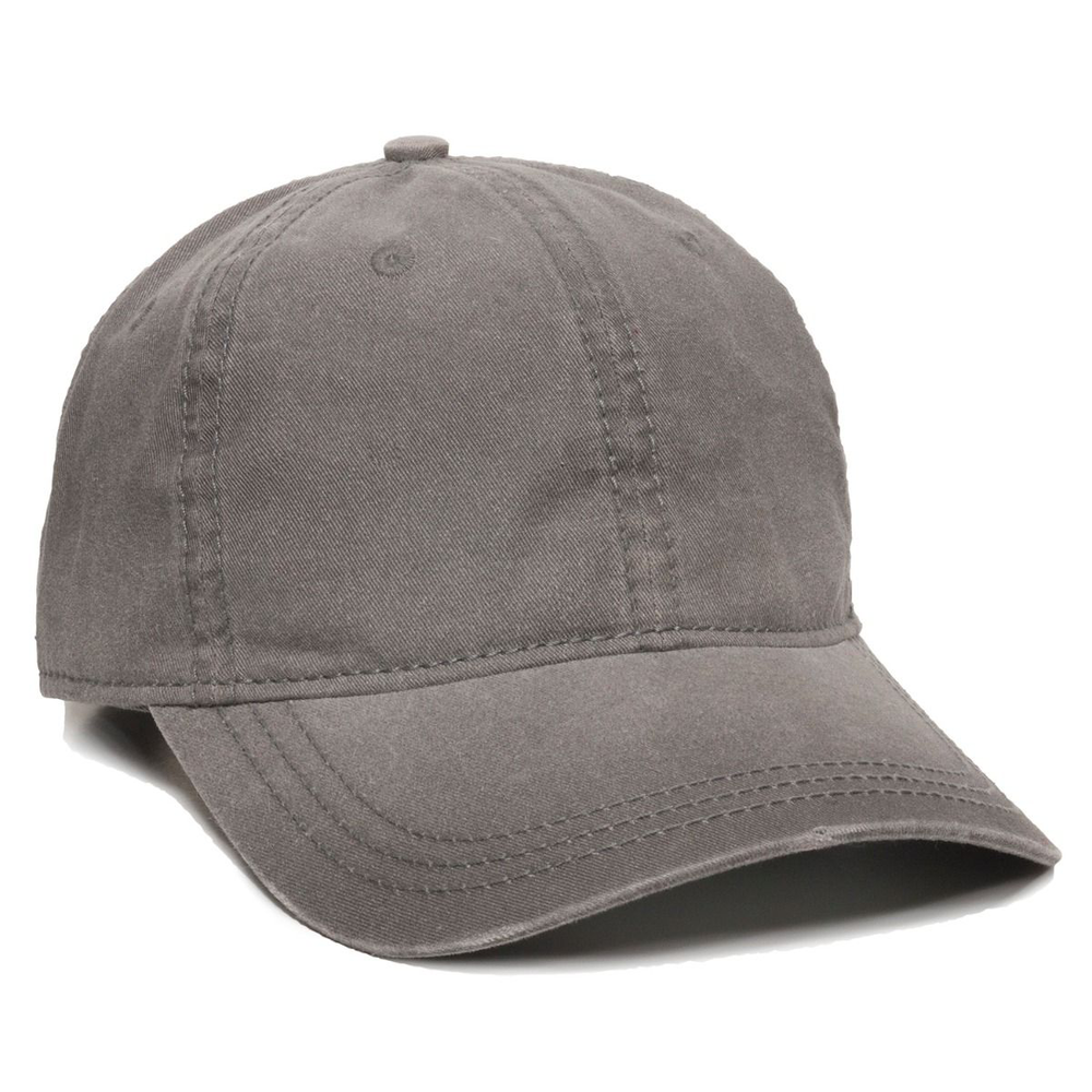 outdoor cap pdt-750 pigment dyed twill solid hat Front Fullsize