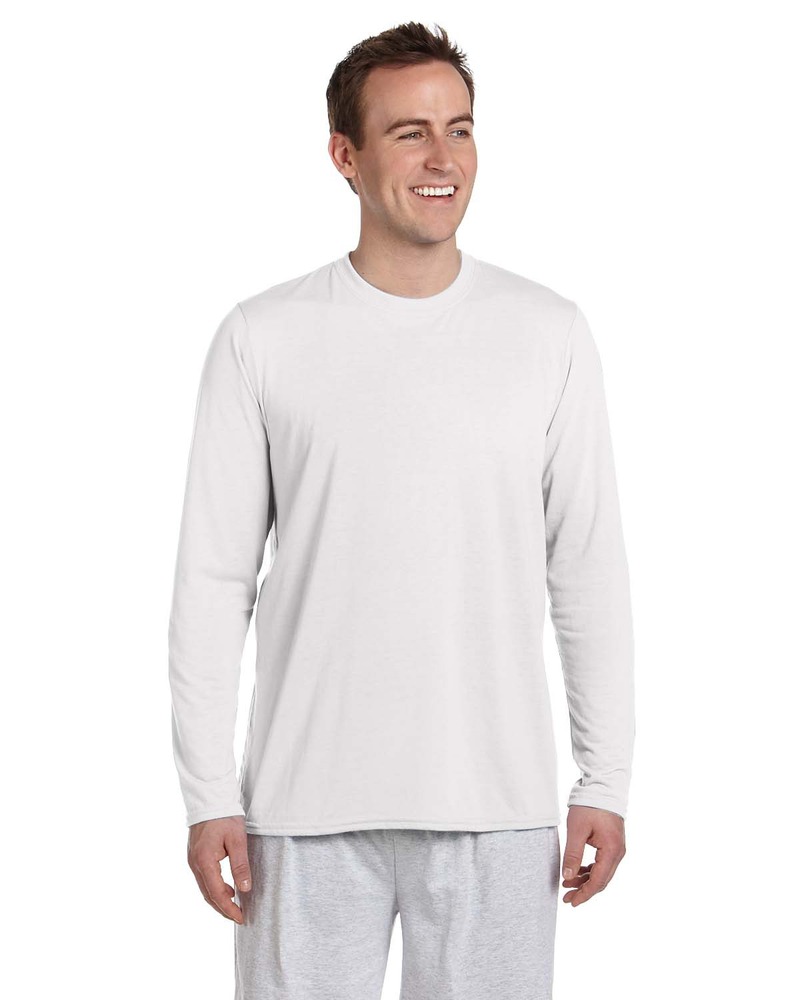 Gildan G424 Adult Performance® Adult 5 oz. Long-Sleeve T-Shirt Front Fullsize"