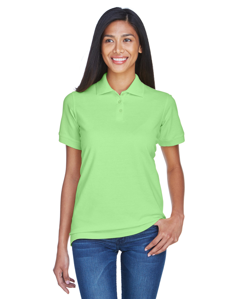 ultraclub 8530 ladies' classic piqué polo Front Fullsize