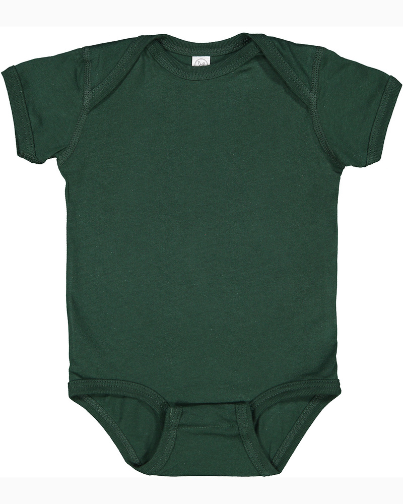 Rabbit Skins 4424 Infant Fine Jersey Bodysuit Front Fullsize"