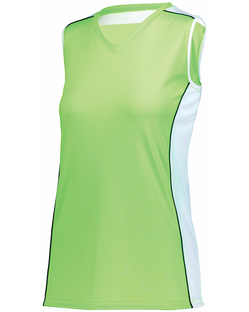 augusta sportswear 1676 ladies' true hue technology™ paragon baseball/softball jersey Front Fullsize