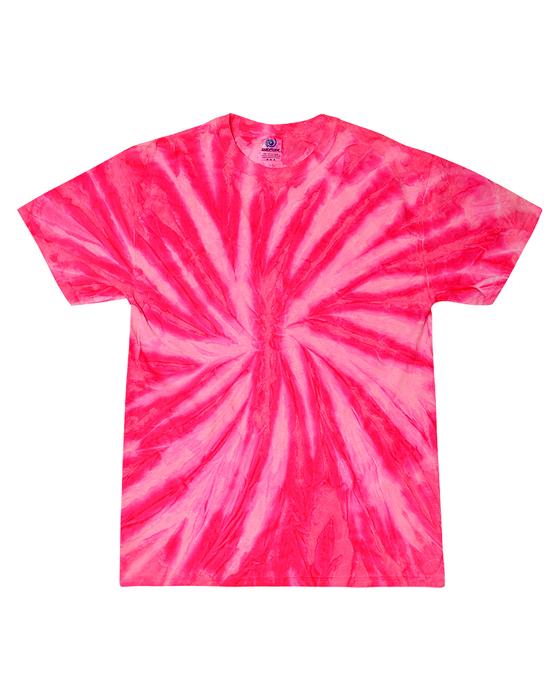 tie-dye cd110y youth 5.4 oz., 100% cotton twist tie-dyed t-shirt Front Fullsize