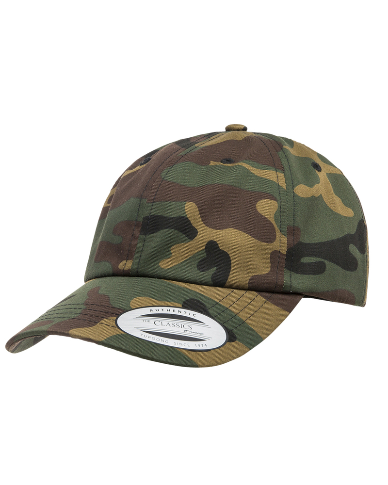 Yupoong 6245CM Adult Low-Profile Cotton Twill Dad Cap Front Fullsize"