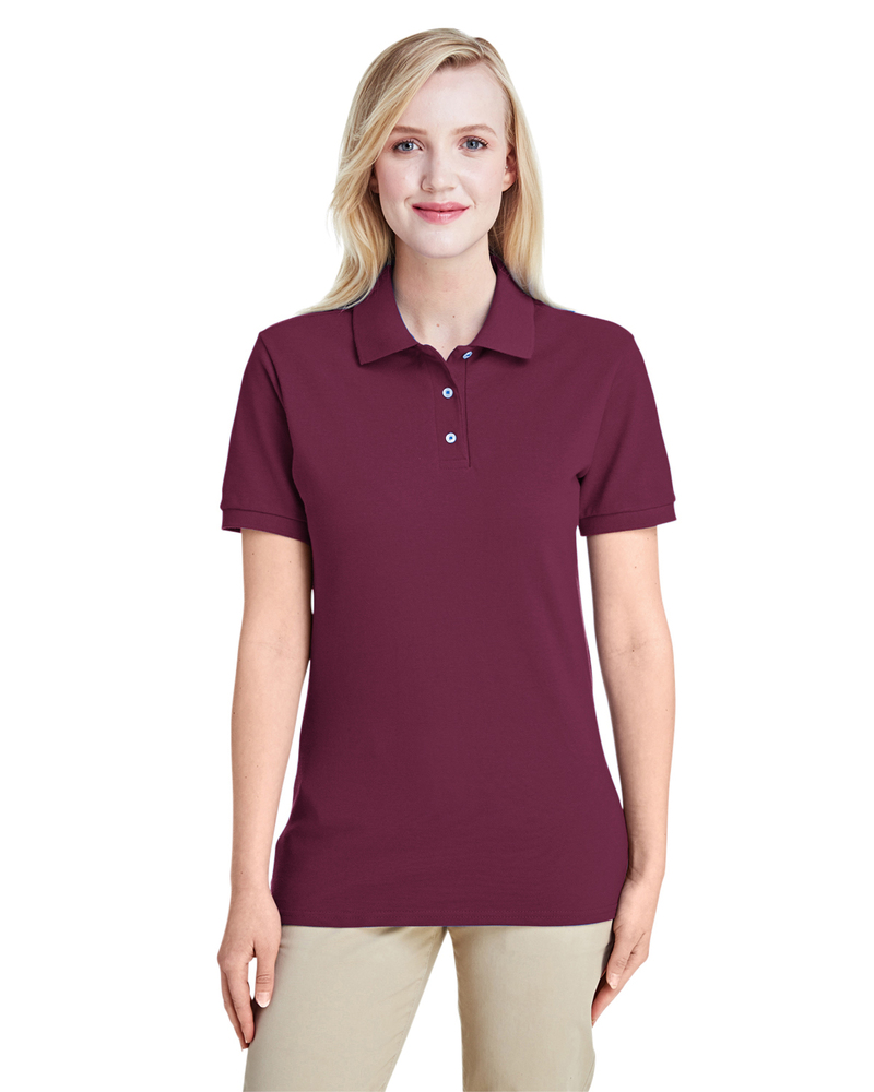 Jerzees 443WR Ladies' 6.5 oz. Premium 100% Ringspun Cotton Piqué Polo Front Fullsize"