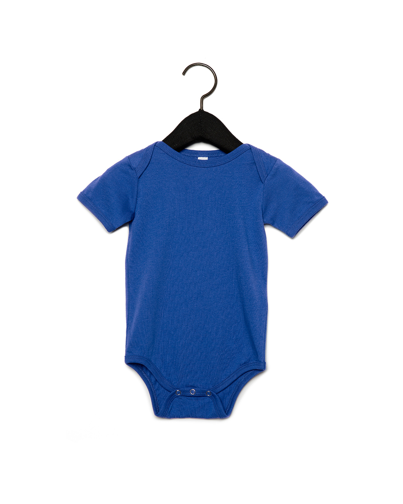 bella + canvas 100b infant jersey short-sleeve one-piece Front Fullsize