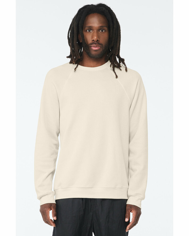 Bella + Canvas 3901 Unisex Sponge Fleece Crewneck Sweatshirt Front Fullsize"