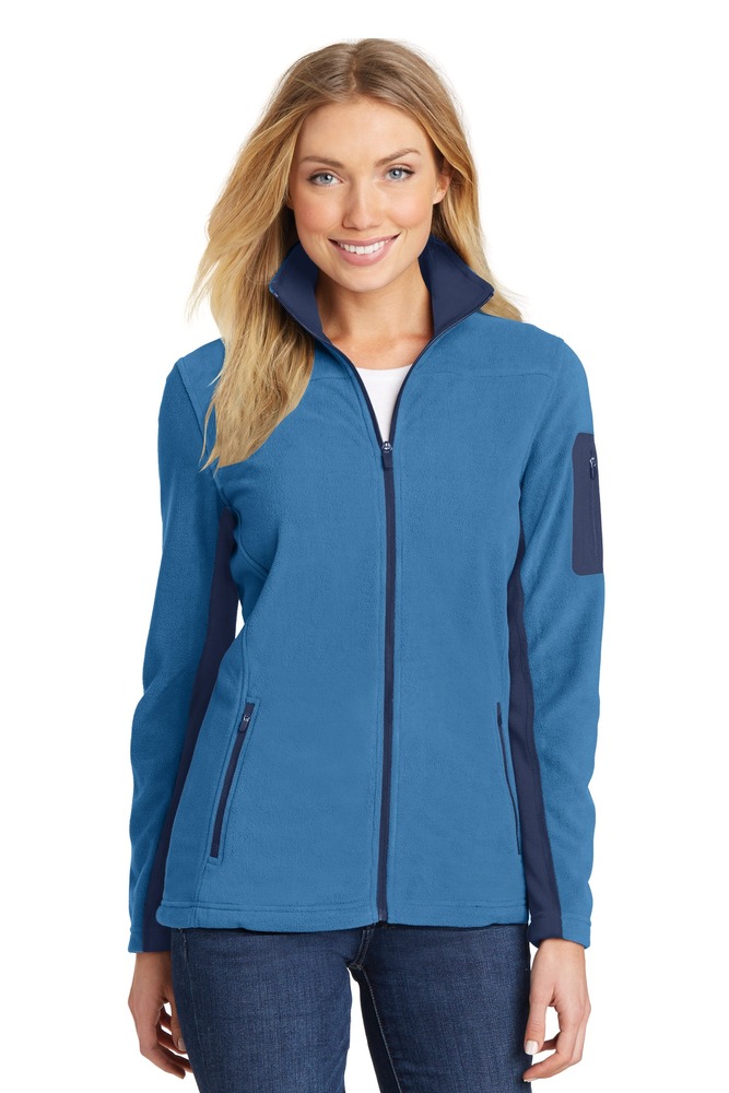 port authority l233 ladies summit fleece full-zip jacket Front Fullsize