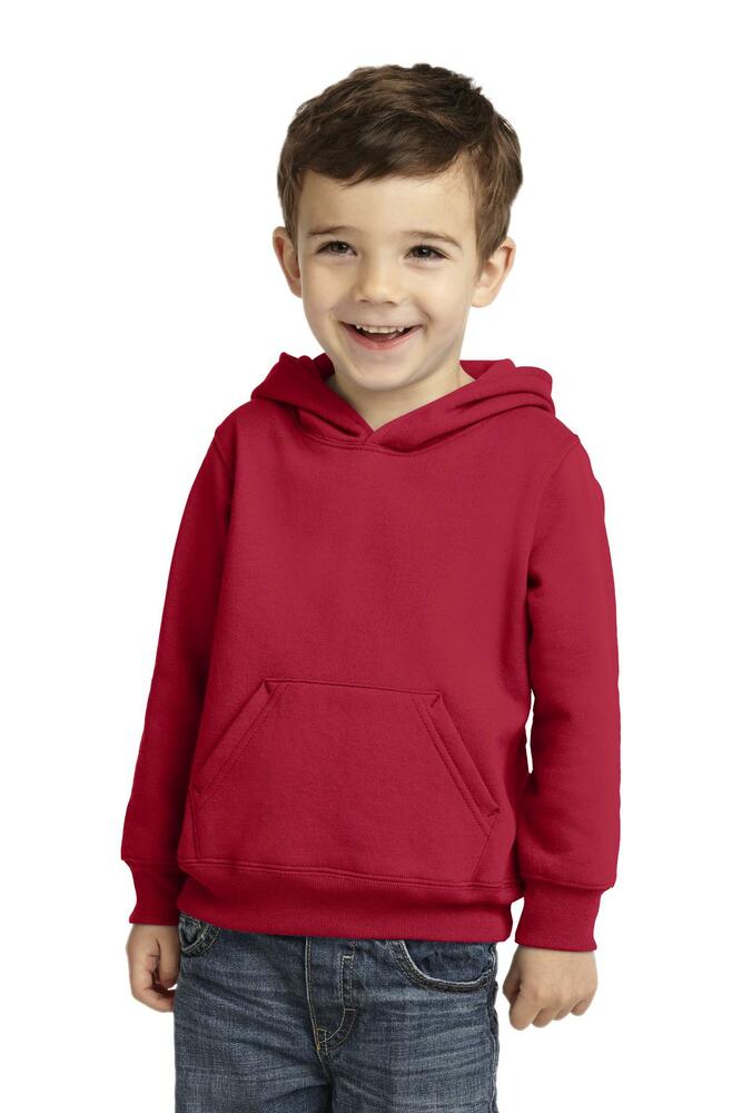 port & company car78th toddler core fleece pullover hooded sweatshirt Front Fullsize