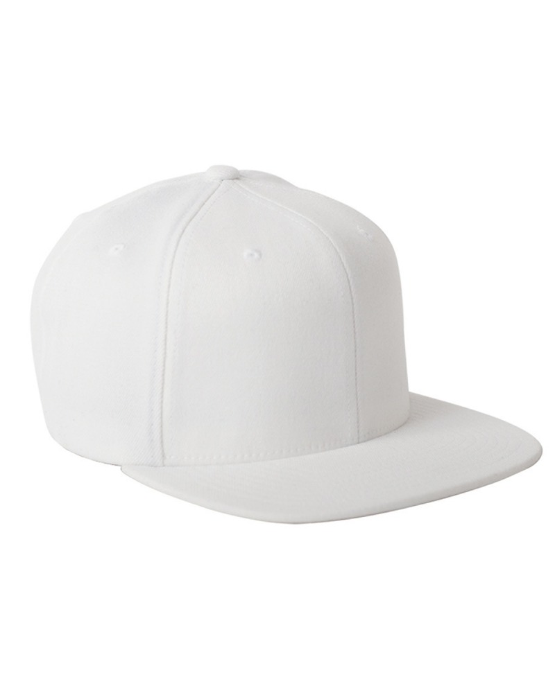 flexfit 110f adult wool blend snapback cap Front Fullsize