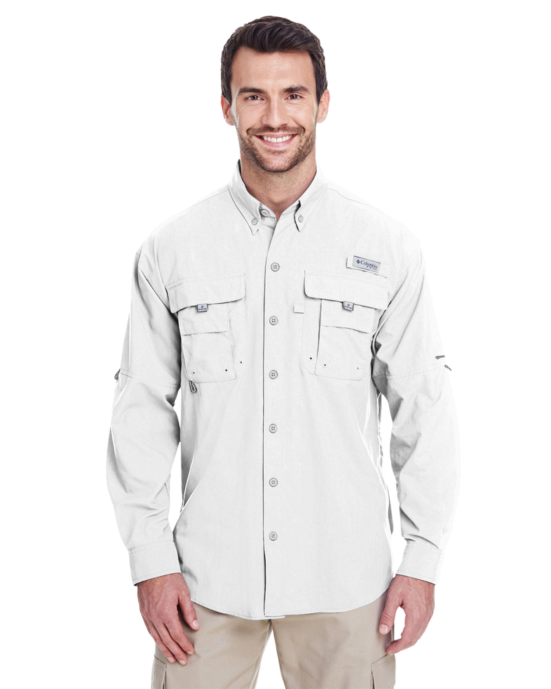 columbia 7048 men's bahama™ ii long-sleeve shirt Front Fullsize