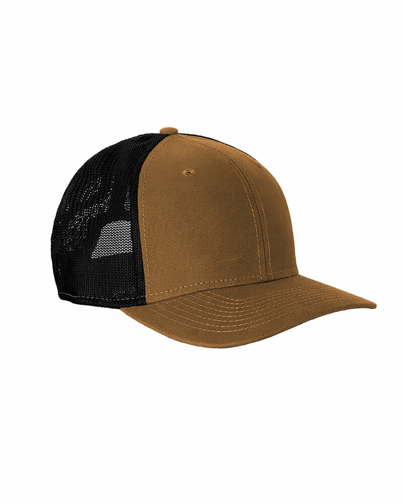 dri duck 3028 hudson flex trucker cap Front Fullsize