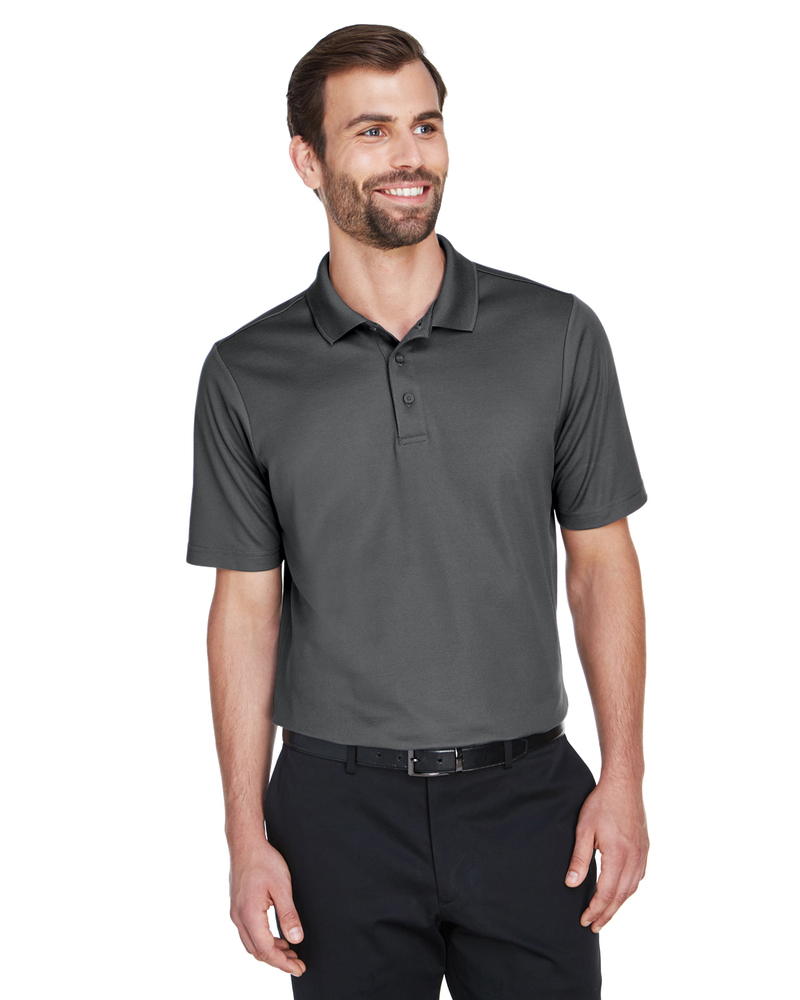 devon & jones dg20 crownlux performance™ men's plaited polo Front Fullsize