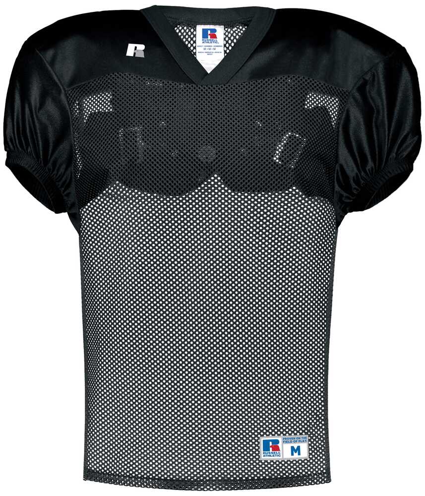 Russell Athletic S096BW Youth Stock Practice Jersey Front Fullsize"