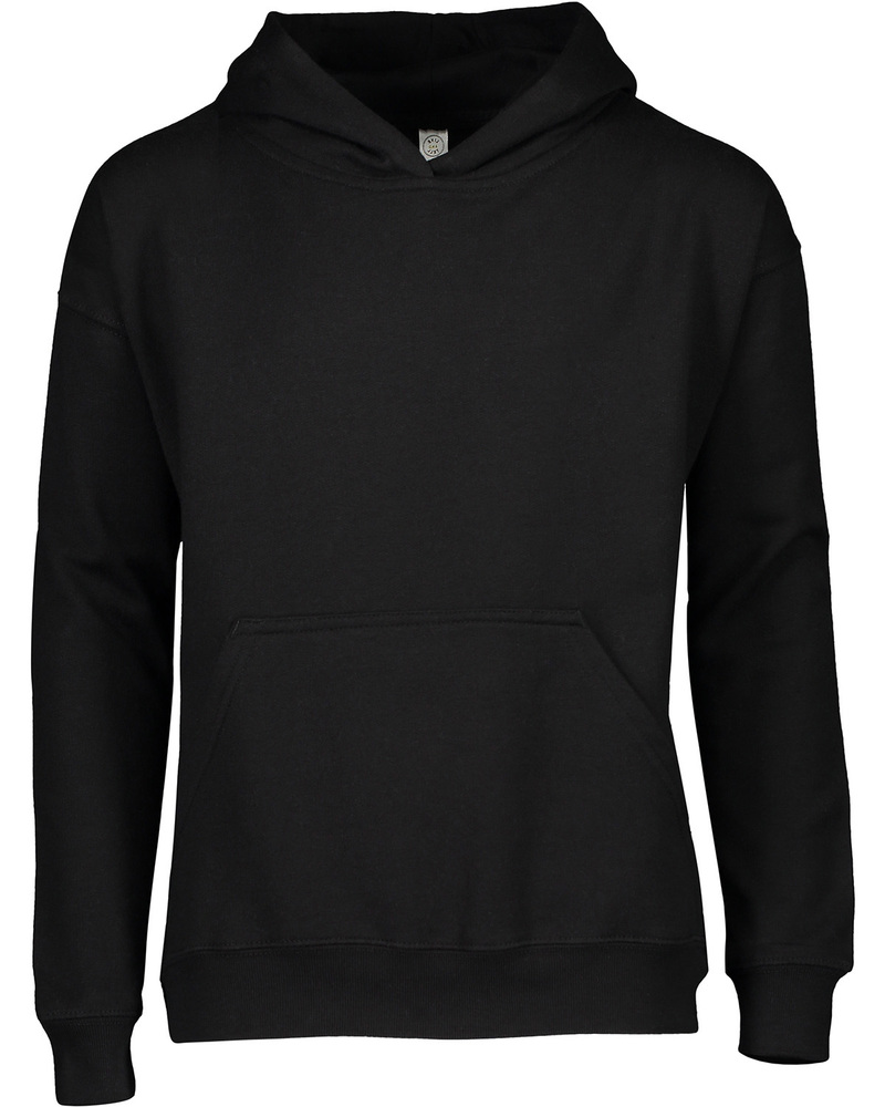 lat 2296 youth pullover fleece hoodie Front Fullsize