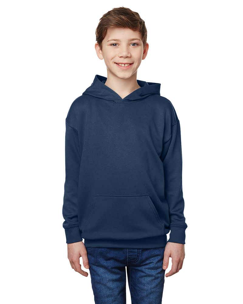 gildan g995b performance® youth 7 oz.,  tech hooded sweatshirt Front Fullsize