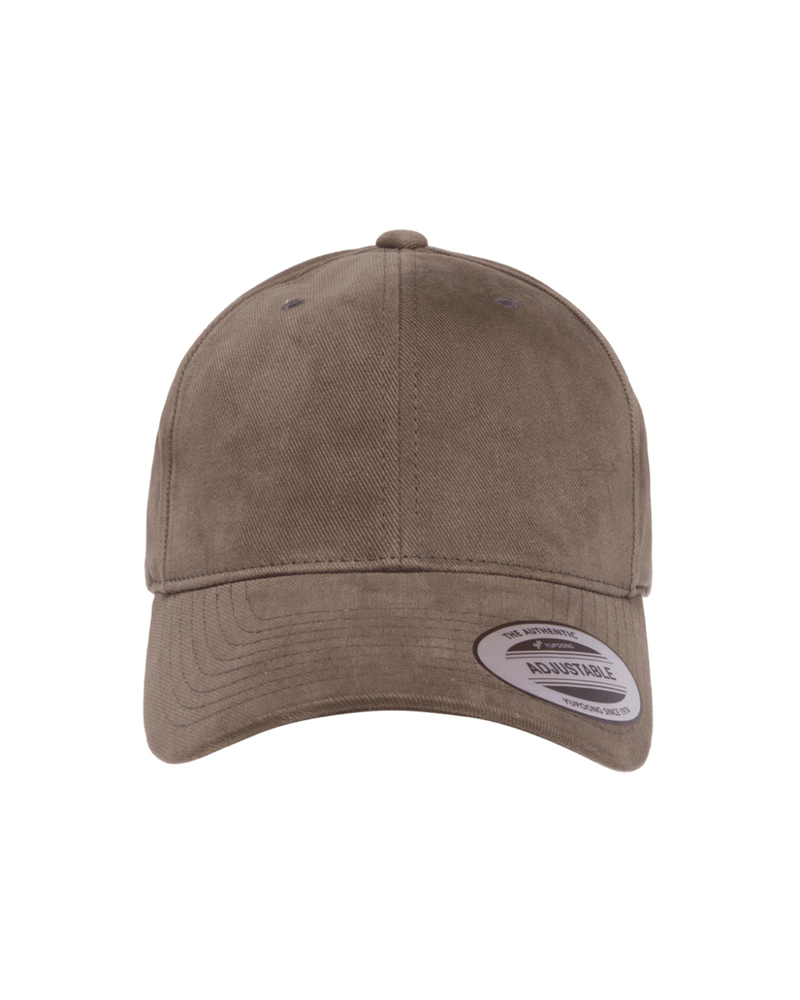 yupoong 6363v adult brushed cotton twill mid-profile cap Front Fullsize