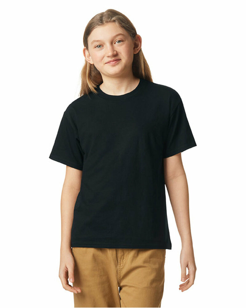 gildan g670b youth softstyle cvc t-shirt Front Fullsize