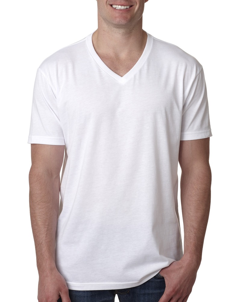 Next Level 6240 Men's CVC V Front Fullsize"