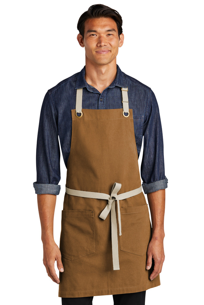 Port Authority A815 Canvas Full-Length Two-Pocket Apron Front Fullsize"