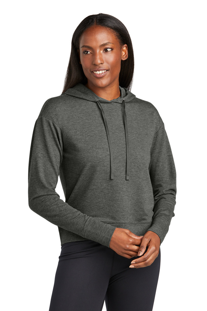 Sport-Tek LST562 Ladies Sport-Wick ® Flex Fleece Pullover Hoodie Front Fullsize"