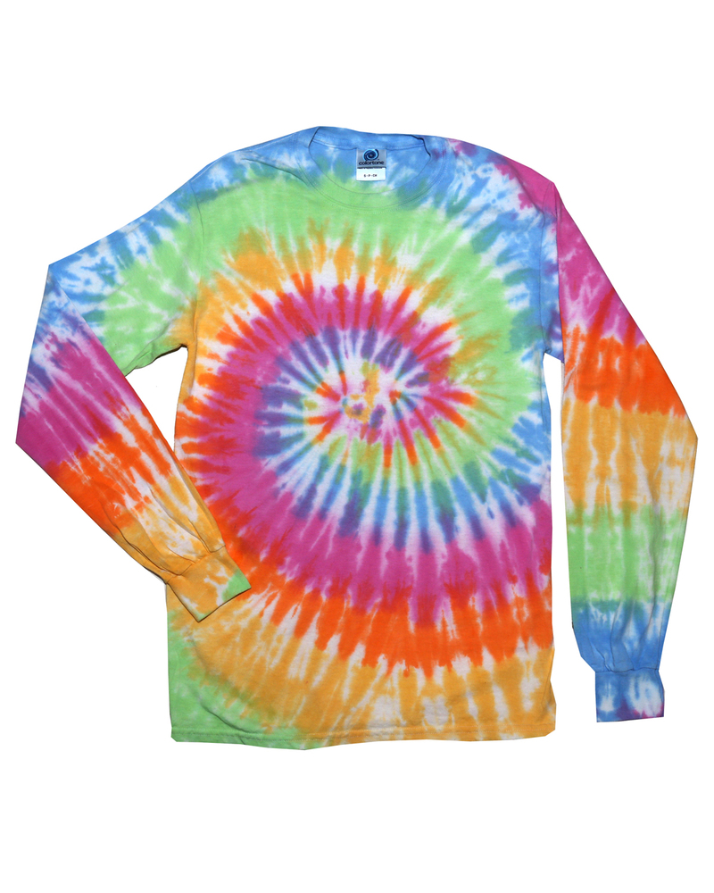 Tie-Dye CD2000Y Youth Long-Sleeve Tee Front Fullsize"