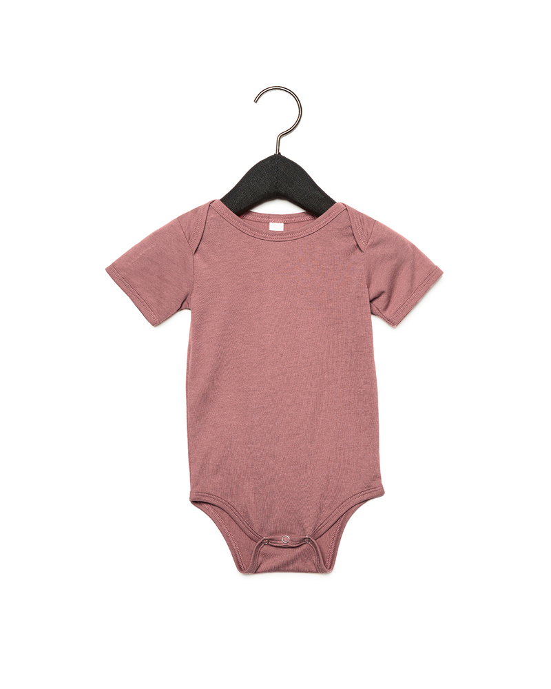bella + canvas 134b infant triblend short-sleeve one-piece Front Fullsize