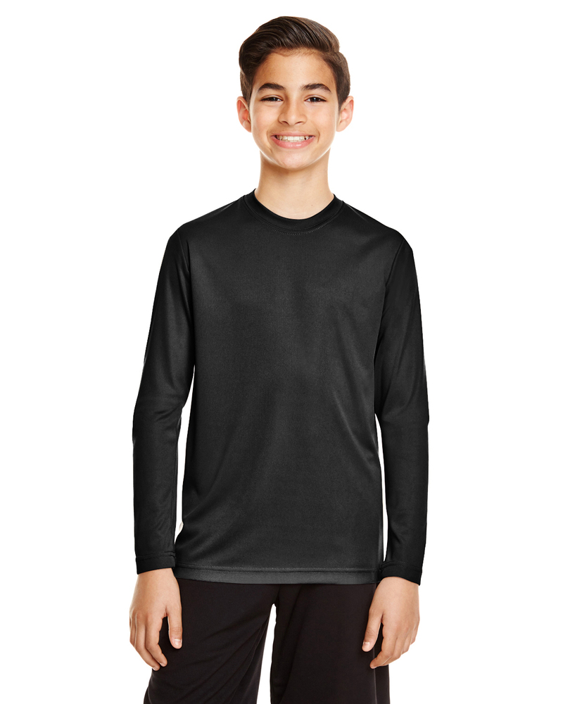 Team 365 TT11YL Youth Zone Performance Long-Sleeve T-Shirt Front Fullsize"