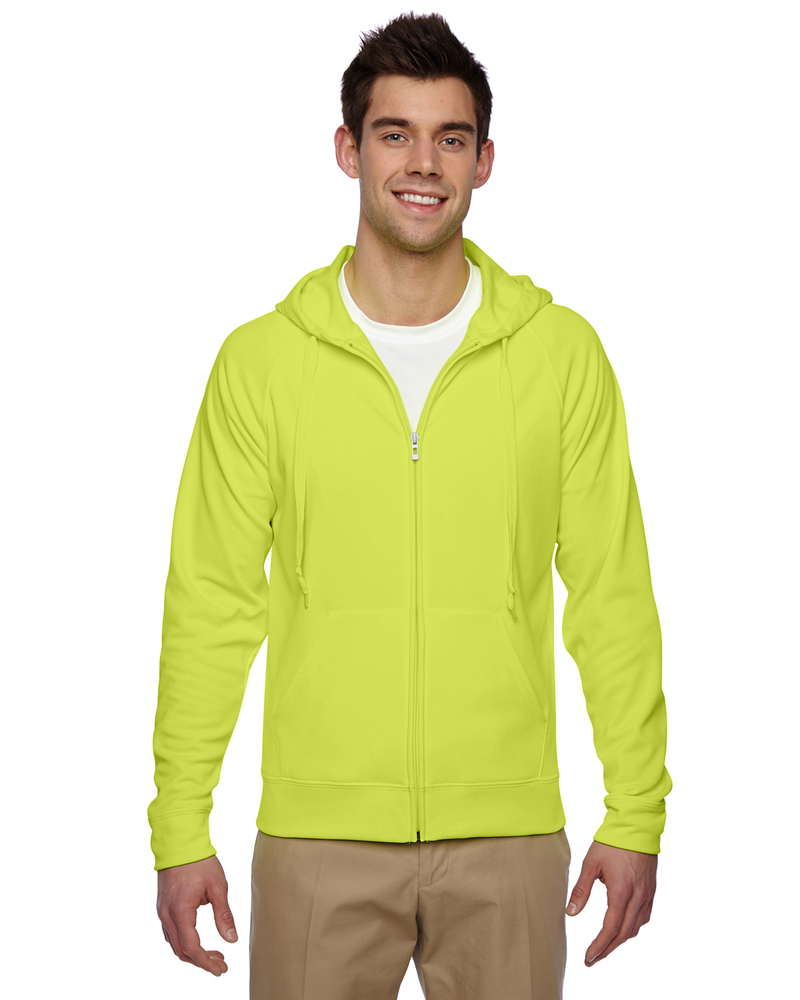 jerzees pf93mr adult 6 oz. dri-power® sport full-zip hooded sweatshirt Front Fullsize