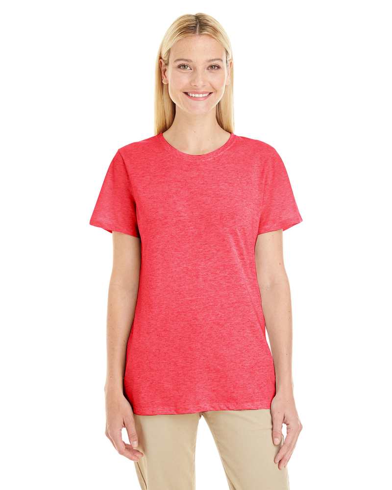 jerzees 601wr ladies' 4.5 oz. tri-blend t-shirt Front Fullsize