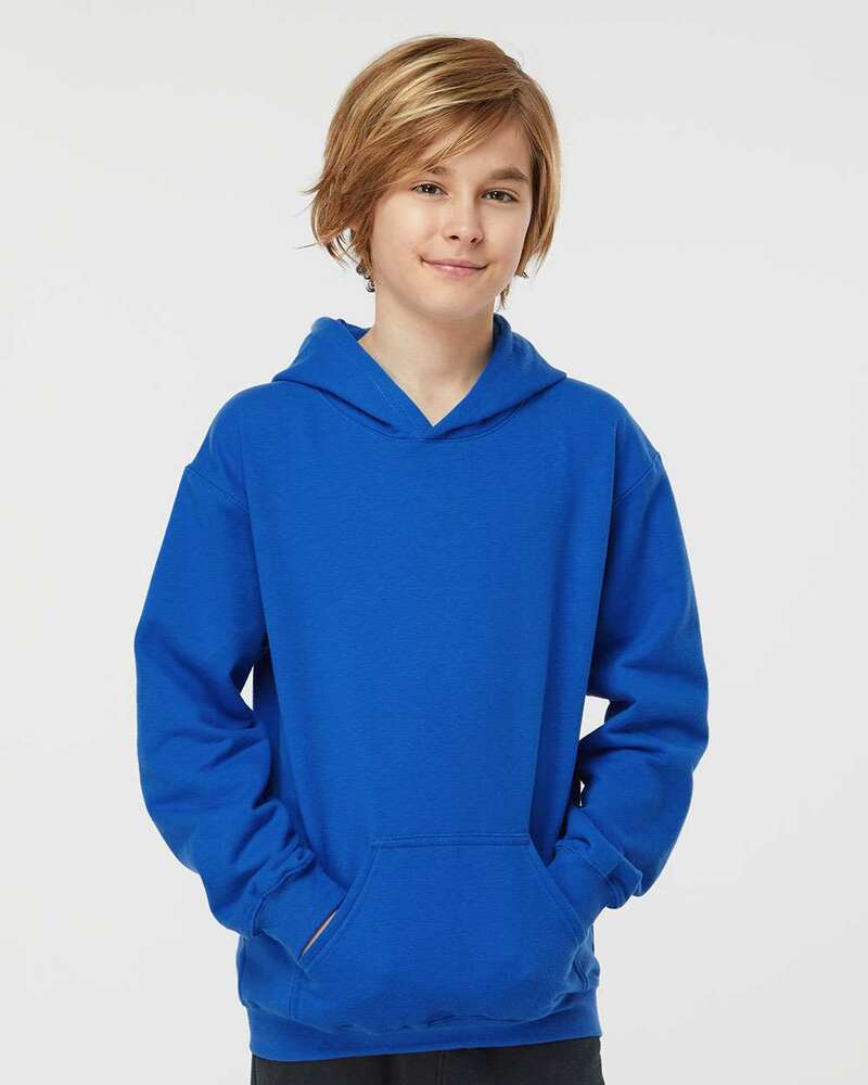 tultex 320y youth hooded sweatshirt Front Fullsize