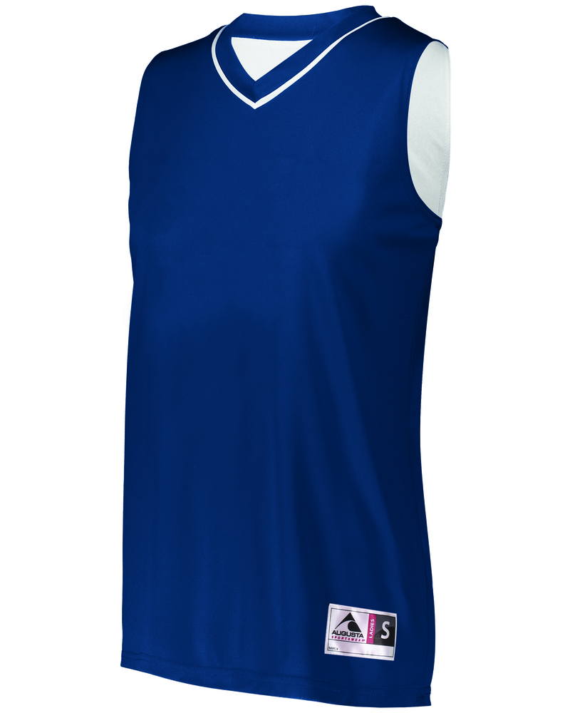 Augusta Sportswear 154 Ladies Reversible Two-Color Jersey Front Fullsize"