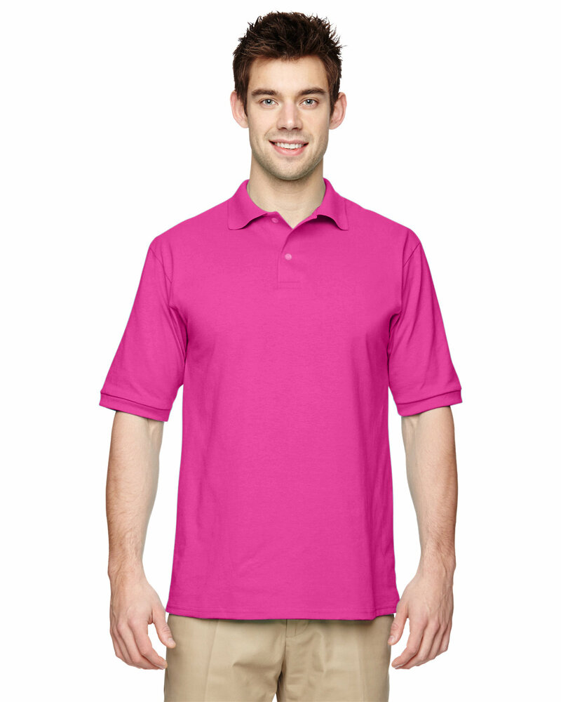 Jerzees 437 Adult SpotShield™ Jersey Polo Front Fullsize"