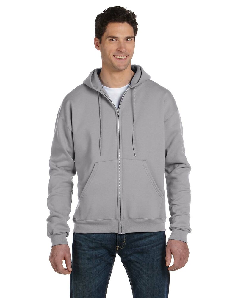 Champion S800 Adult 9 oz. Powerblend® Full-Zip Hood Front Fullsize"