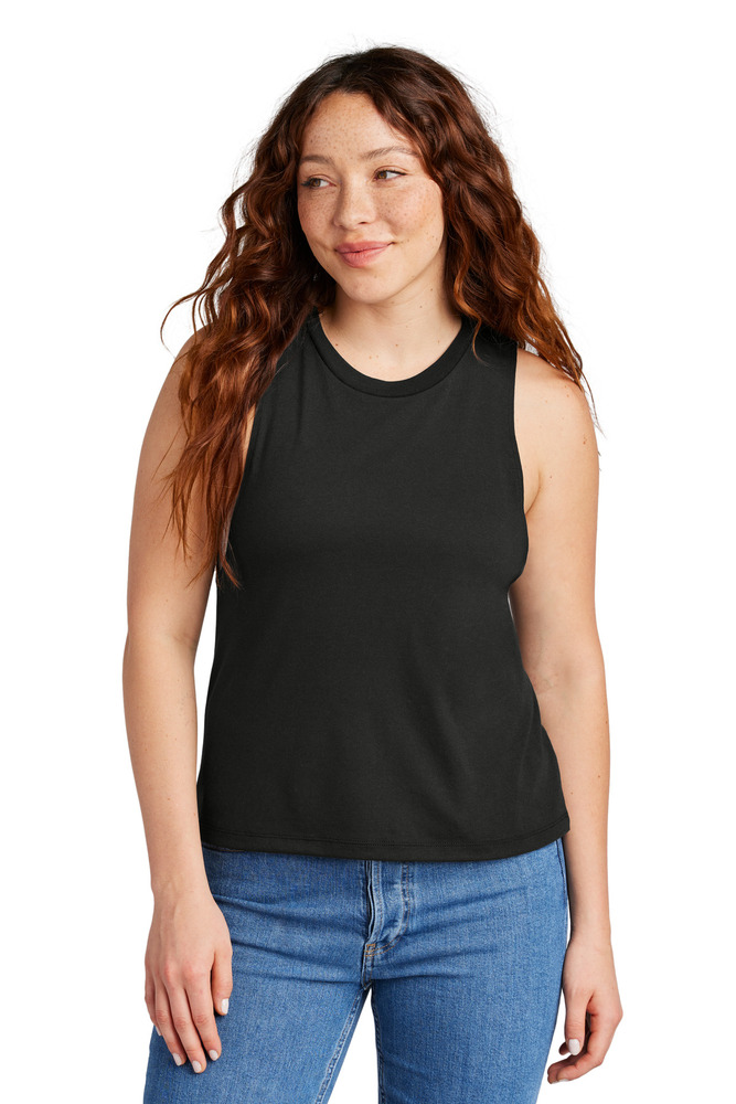 allmade al2020 women's tri-blend muscle tank Front Fullsize