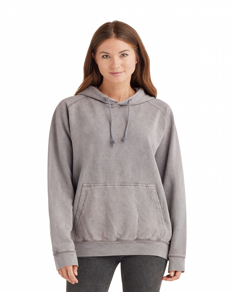 Lane Seven LST004 Unisex Vintage Raglan Hooded Sweatshirt Front Fullsize"