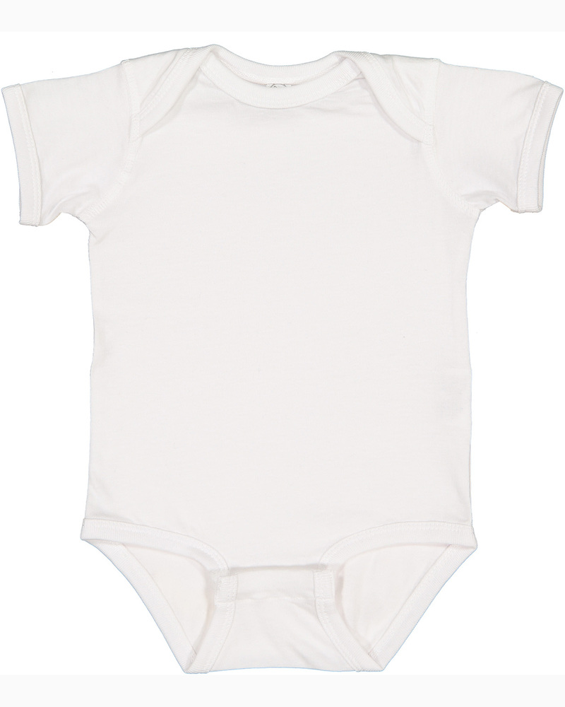 rabbit skins 4424 infant fine jersey bodysuit Front Fullsize