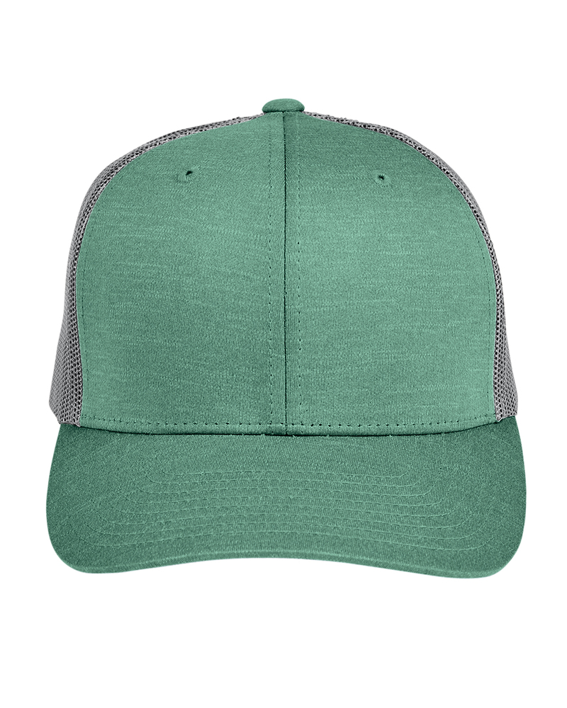 Team 365 TT802 by Yupoong® Adult Zone Sonic Heather Trucker Cap Front Fullsize"