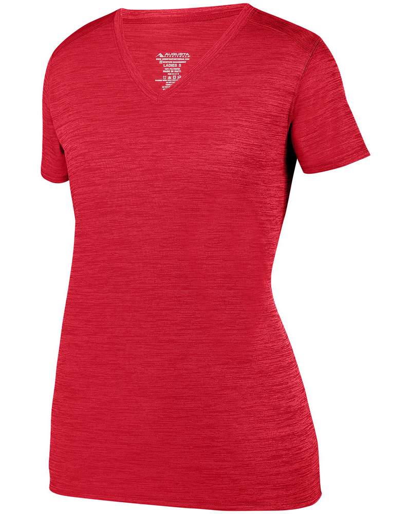 Augusta Sportswear 2902 Ladies Shadow Tonal Heather Training Tee Front Fullsize"