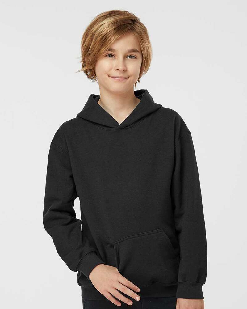 tultex 320y youth hooded sweatshirt Front Fullsize