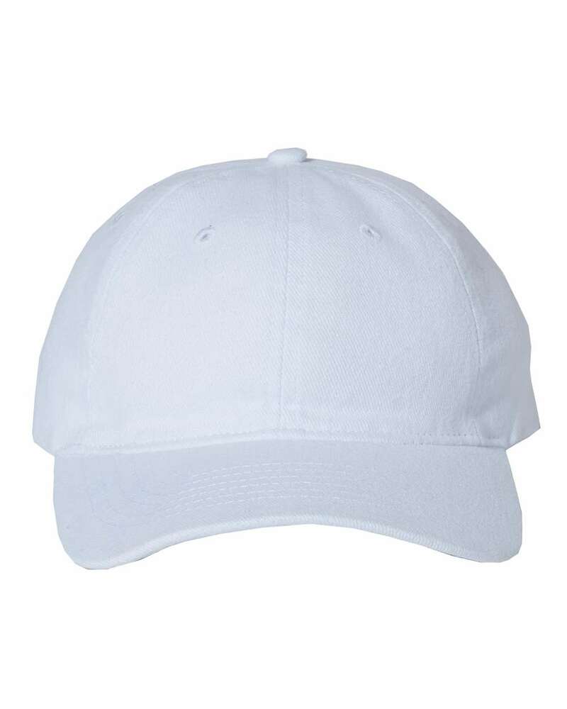 sportsman s9610 heavy brushed twill unstructured cap Front Fullsize