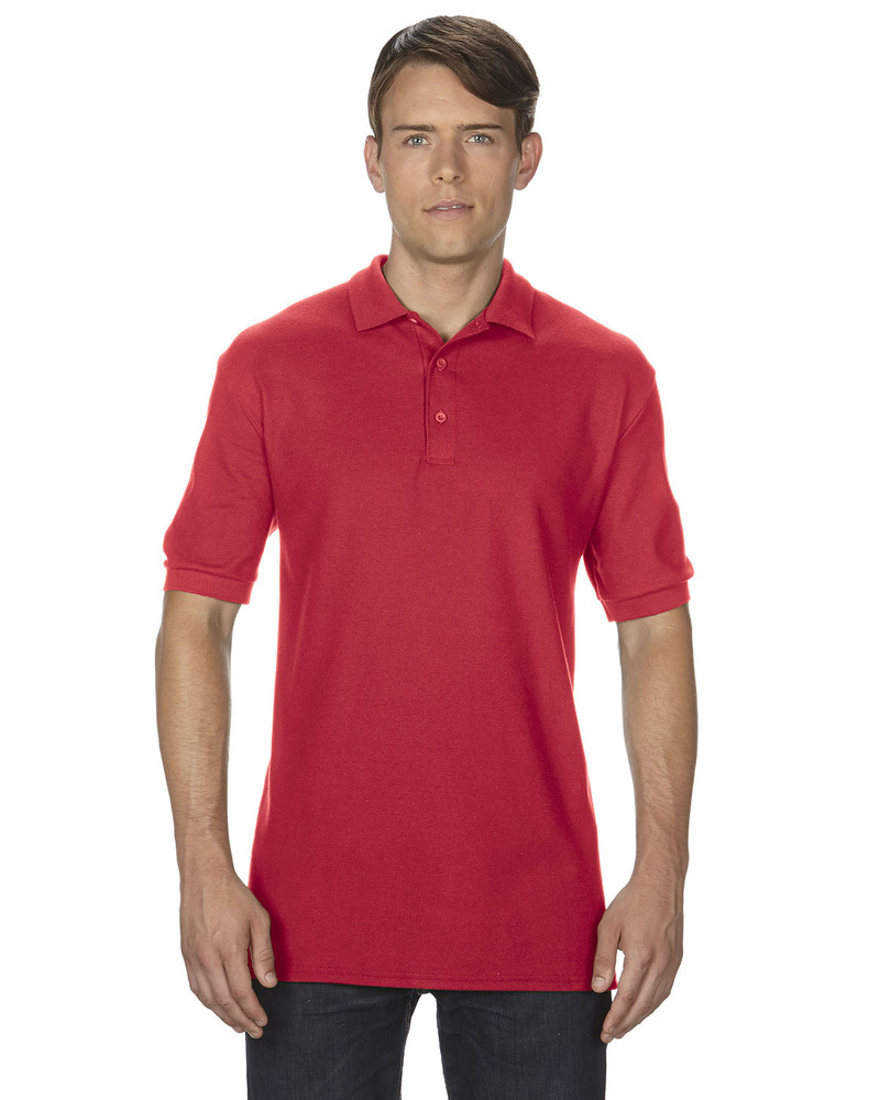 Gildan G828 6.6-Ounce 100% Double Pique Cotton Sport Shirt Front Fullsize"