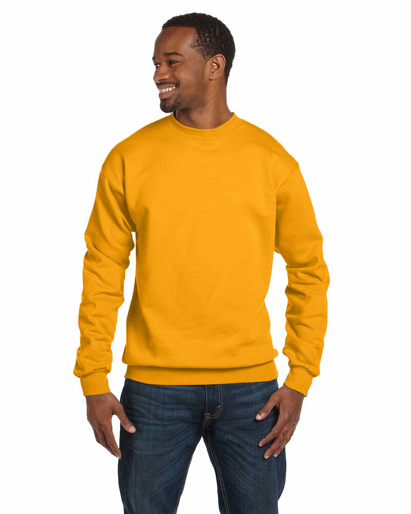 hanes p1607 unisex ecosmart® 50/50 crewneck sweatshirt Front Fullsize