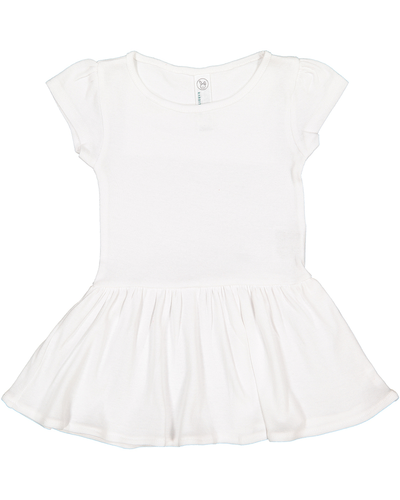 rabbit skins rs5320 infant baby rib dress Front Fullsize