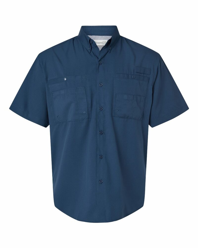 paragon 700 hatteras performance short sleeve fishing shirt Front Fullsize